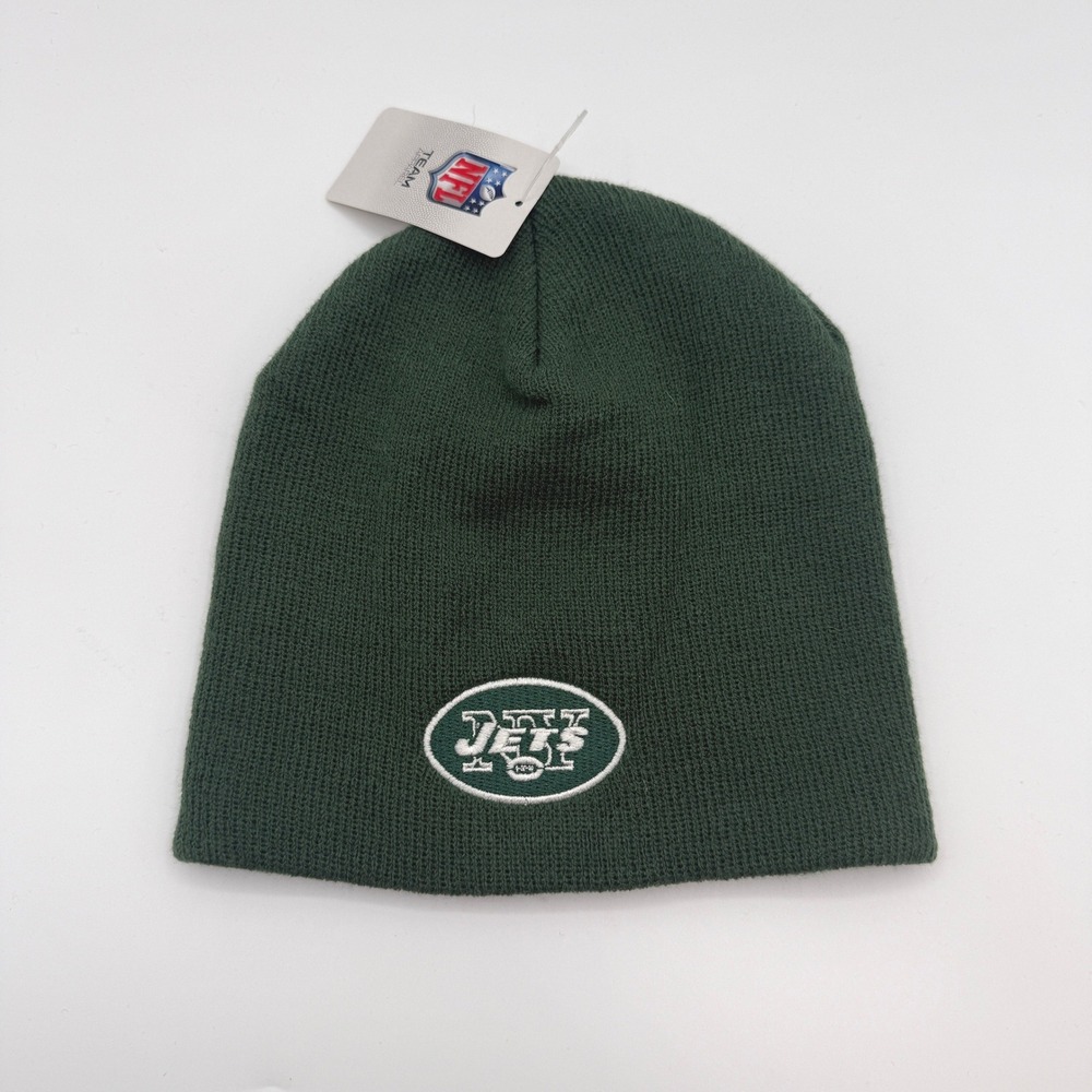 New York Jets Beanie Unisex One Size NFL Team Apparel Green Knit Hat NEW